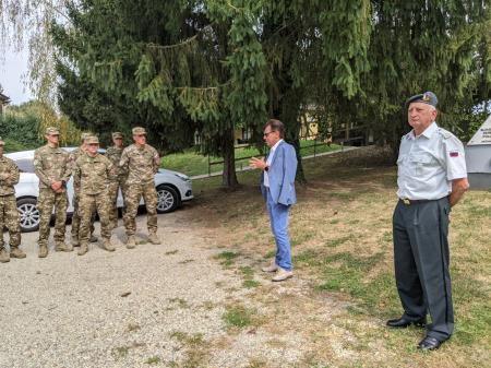 Kandidati šole za častnike obiskali Občino Razkrižje 4